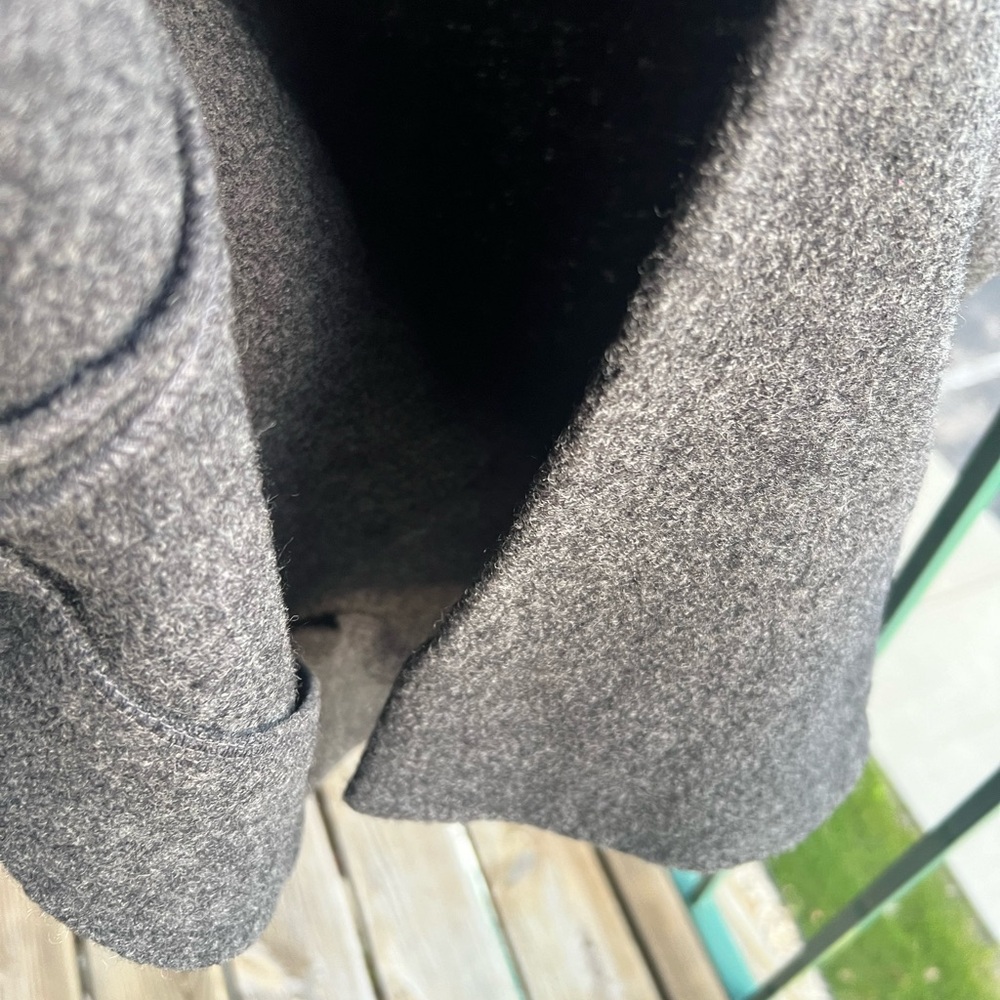 🆕 ZARA 💯Wool Maxi Skirt Gray High Waist Straight Long Midi Collection 12 Size M - Picture 9 of 15